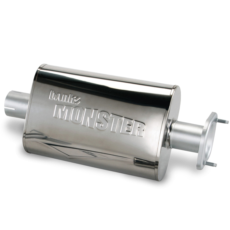 Jeep Wrangler TJ Performance Exhaust - Banks Power - Monster Muffler - Polished-stainless steel - `04-`06